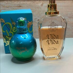 Mysterious Beach & Vida Vida Deluxe Perfume Bottles